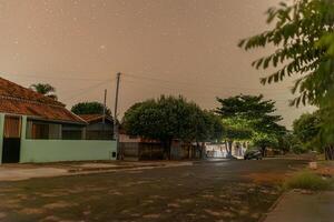 itaja, goiás, Brasil - 04 29 2024 pequeño pueblo durante apagón poder corte foto