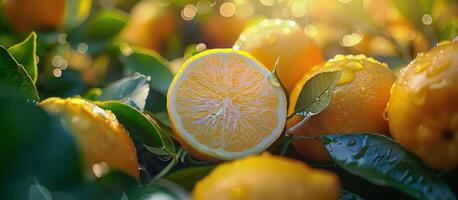 Abundance of Lemons on a Tree photo