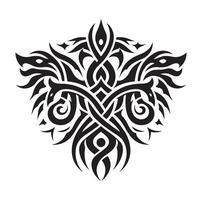 tribal tatuaje diseño silueta ilustración, tribal tatuaje diseño vector