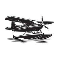 Seaplane Illustration design, Art, Icons, and Graphics isolated on white background vector
