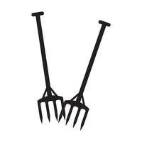 Pitchfork icon design vector