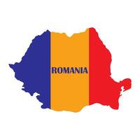 Romania map icon vector