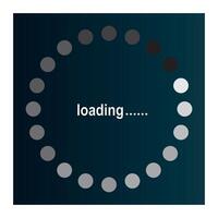 loading icon design vector