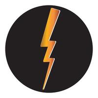Lightning icon design vector