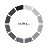 loading icon design vector