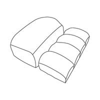 Bread icon design vector