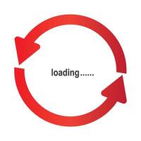 loading icon design vector