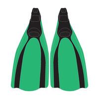 snorkel gear icon vector