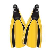 snorkel gear icon vector