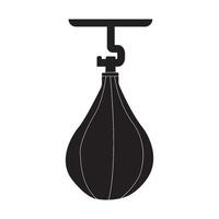 Punching bag icon vector