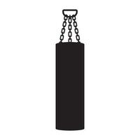 Punching bag icon vector