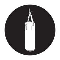 Punching bag icon vector