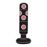Punching bag icon vector