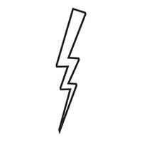 Lightning icon design vector