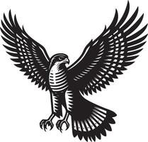 goshawk art Illustration vector