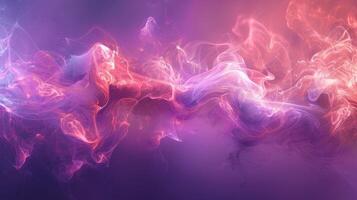 Abstract background with pink and purple smoke liquid. photo
