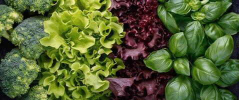 Close Up of Various Vegetables photo