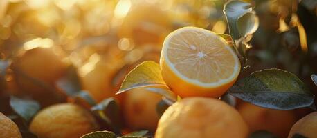 Abundance of Lemons on a Tree photo