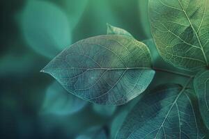 Bunch of Green Leaves Close Up photo