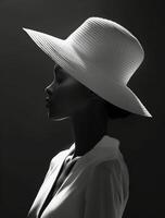 Woman in Hat photo