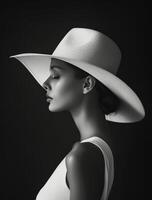 Woman in Hat photo