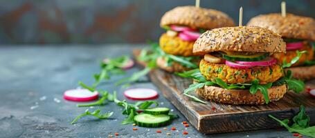 Plate of Food With Avocado, Radishes, Chickpeas photo