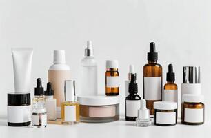 Various Types of Skin Care Products photo