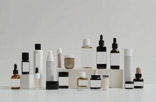 Various Types of Skin Care Products photo