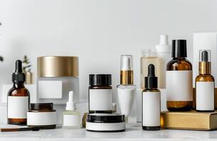 Various Types of Skin Care Products photo