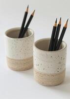 Cups With Pencils photo