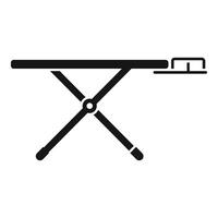 Ironing board icon isolated on white background vector