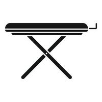 simplista icono de planchado tablero vector