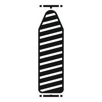 Black and white striped barber pole icon vector