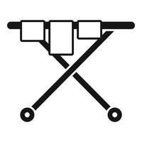 Isolated icon of a baby stroller vector