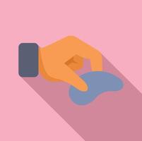 Hand illustration using a computer mouse vector