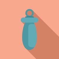 Baby bottle icon on pastel background vector