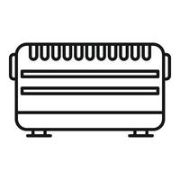 Modern line icon of a toaster vector