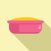 moderno minimalista rosado Cocinando maceta icono vector