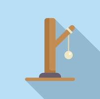 Minimalist cartoon of a table lamp vector