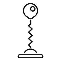 Line art of a joy buzzer prank toy vector