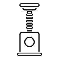 Spring compression icon illustration vector