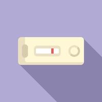 Flat design pregnancy test icon vector