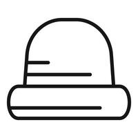 Simple line drawing of a hat vector