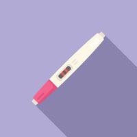 Flat design pregnancy test illustration vector