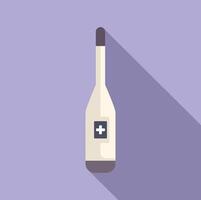 Medication concept, bottle with health cross vector