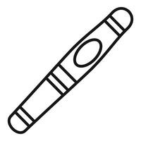 illustration of simple cartoon pen vector