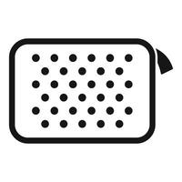 illustration of a wallet icon vector