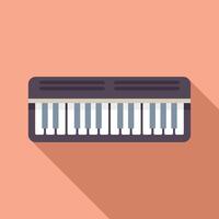 Flat design illustration of keyboard vector