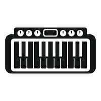 Black and white keyboard icon vector