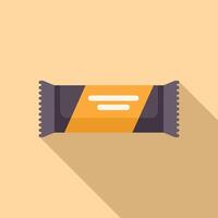 illustration of a wrapped candy bar vector